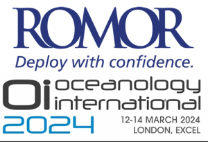 ROMOR and Oceanology 2024 logos